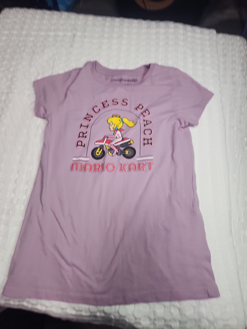 Nintendo Princess Peach Lavender Graphic Tee - Pink Accents